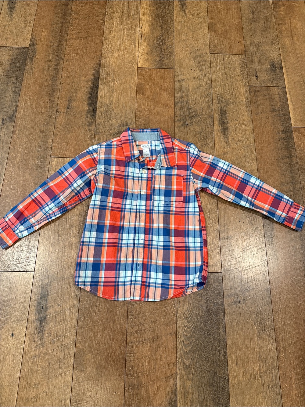 Carter's Plaid Button-Down Shirt